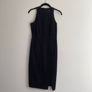 Banana Republic Dress Pencil Silhouette w. Asymmetrical Slit Sz 0
